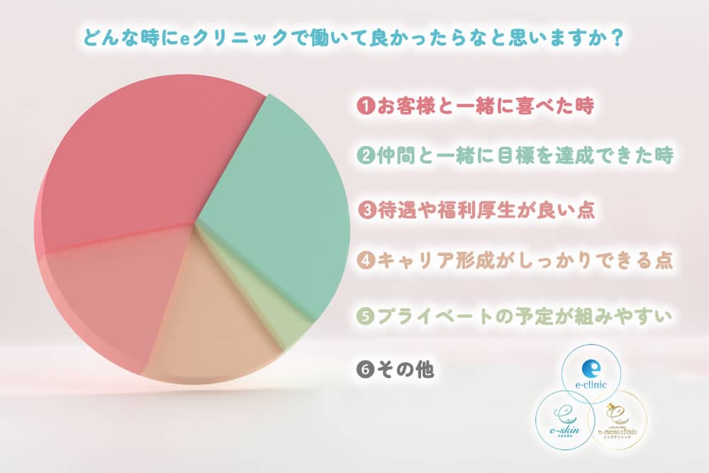 働きやすさの円グラフ